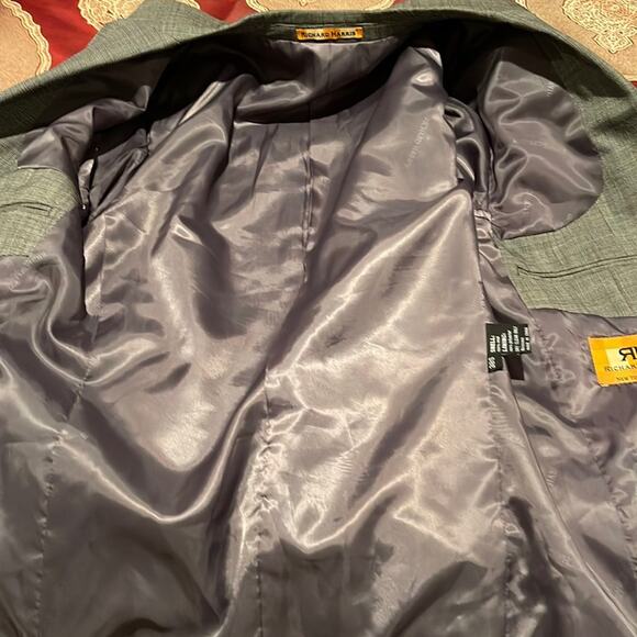 Richard Harris Men’s Wool Blazer Sport Coat Jacket Black Size 38S - Picture 12 of 13